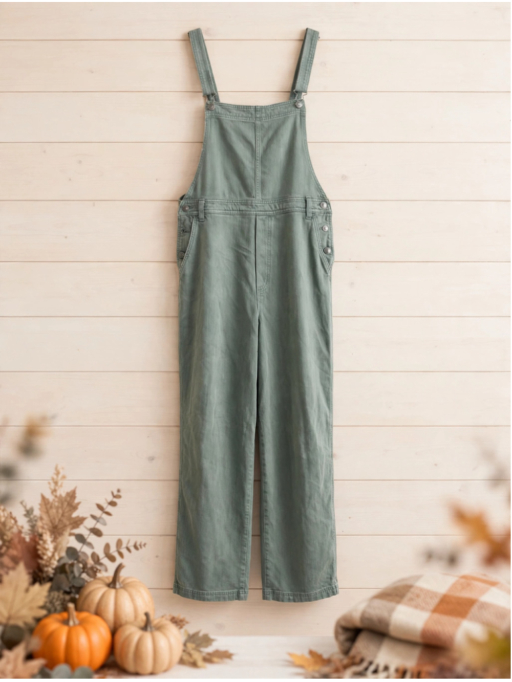 Women's Aerie Green Overalls Size XL